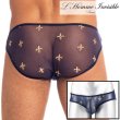 Photo1: [L'Homme Invisible] Charlemagne Navy - Mini Briefs (1)